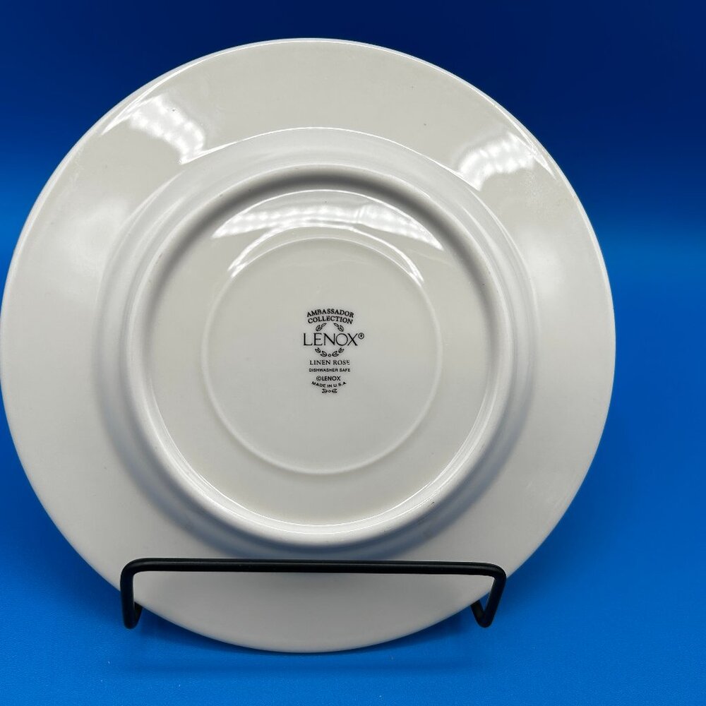 Lenox Ambassador Collection Linen Rose Bread and Butter Plates, 6 inch, Set of 7 - Picture 2 of 16